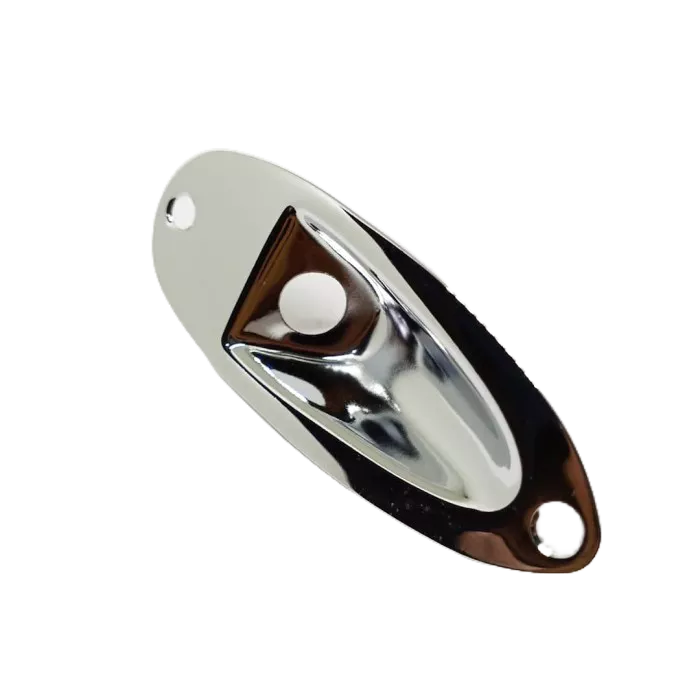 Jack Plate Chrome Stratocaster Guitar Jack Gitar