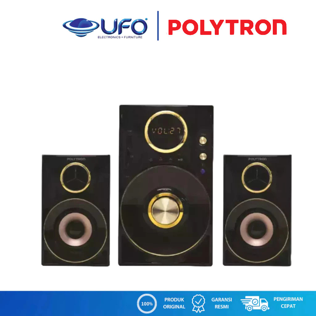 Polytron Bluetooth Speaker Multimedia with Extra Bass PMA9310BG