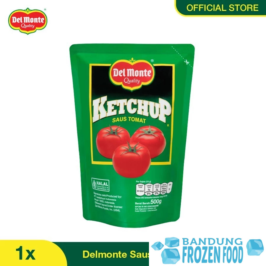 

DEL MONTE TOMATO POUCH 500 GR