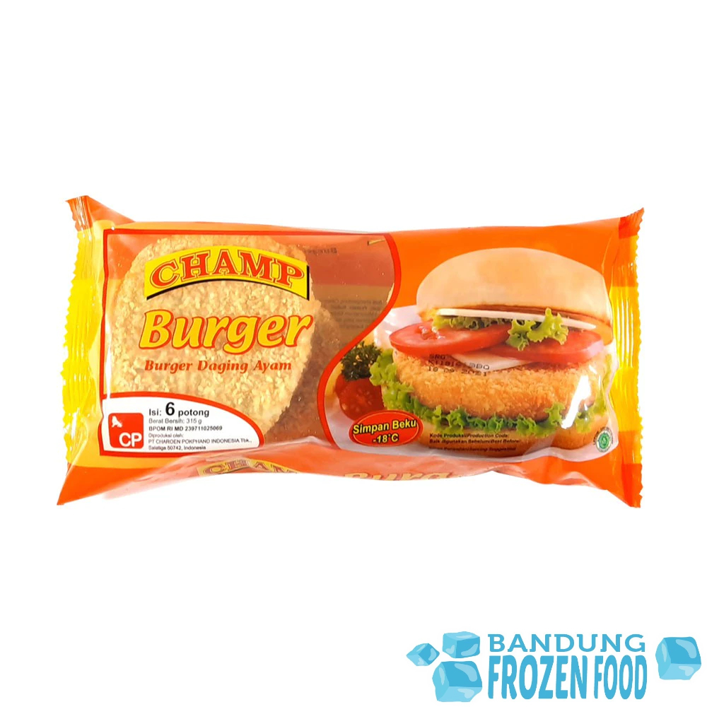 

CHAMP CHICKEN BURGER 315 GR / 6PCS