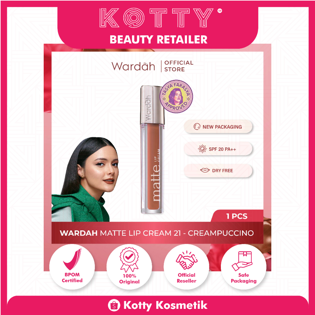 FLASH SALE -  Wardah Matte Lip Cream 21 Creampuccino
