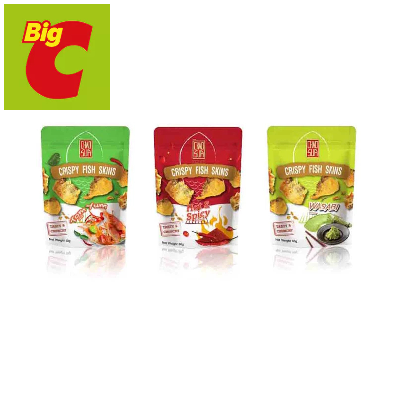 

Halal crispy fish skins chao sua 60g