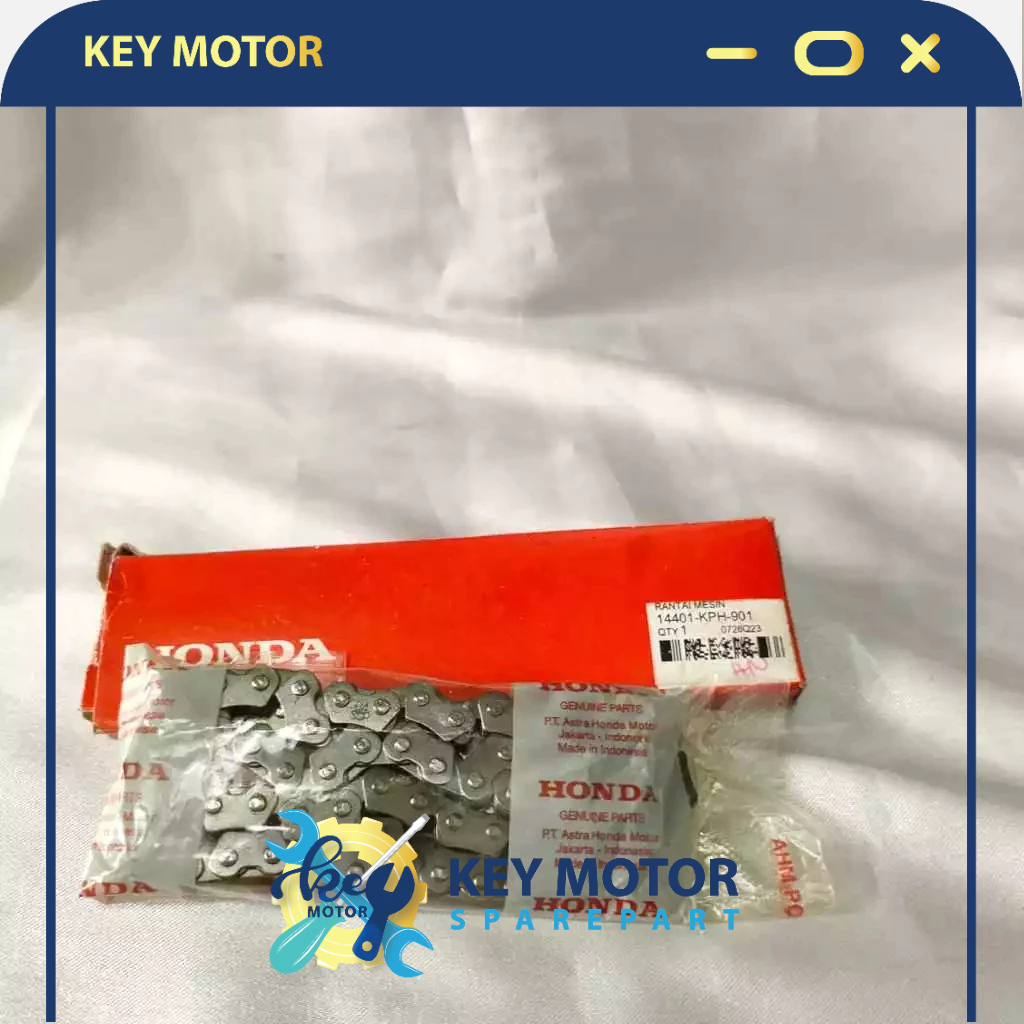 Rantai Keteng / Rantai Mesin Kit Motor Karisma - Supra X 125 14401-KPH-901 100% Asli