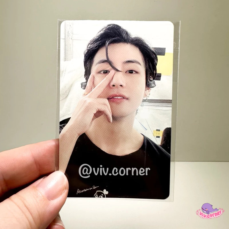 BTS PTD US  Official PC V Taehyung - Sharing PTD on Stage in the US Digicode Digital Code Photocard 