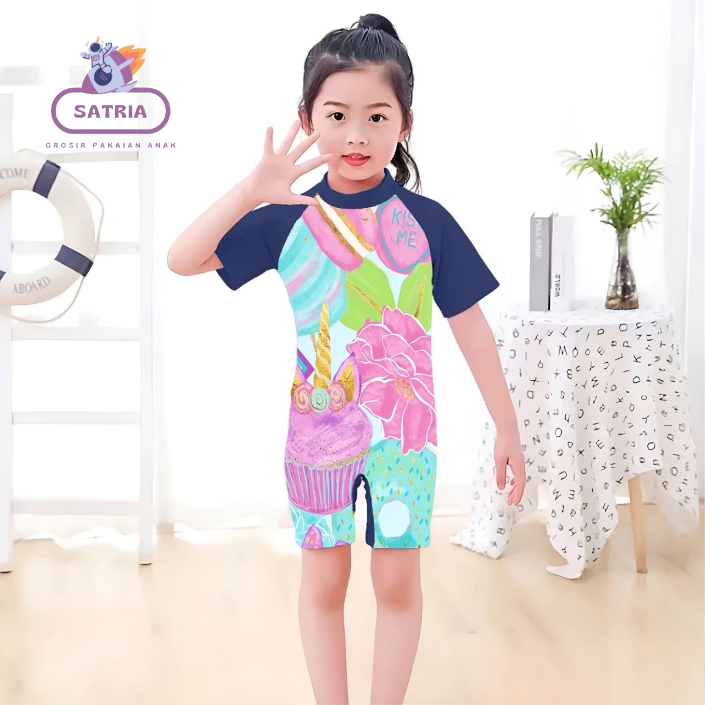 baju renang anak perempuan surfer girl