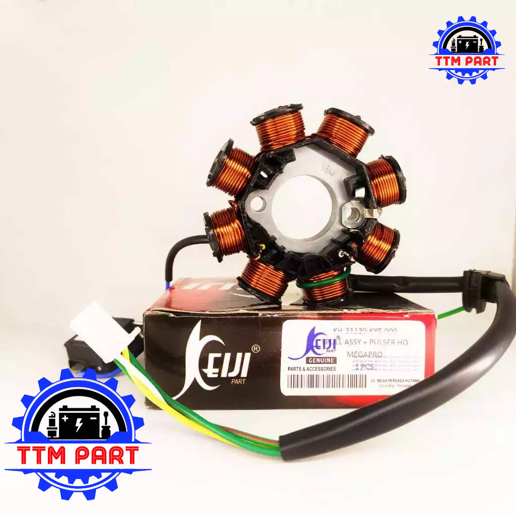 SPULL ASSY + PULSER  HONDA MEGA PRO - MEGAPRO NEW PRIMUS HIU SPUL SPOOL SPOL KOMPLIT KEIJI