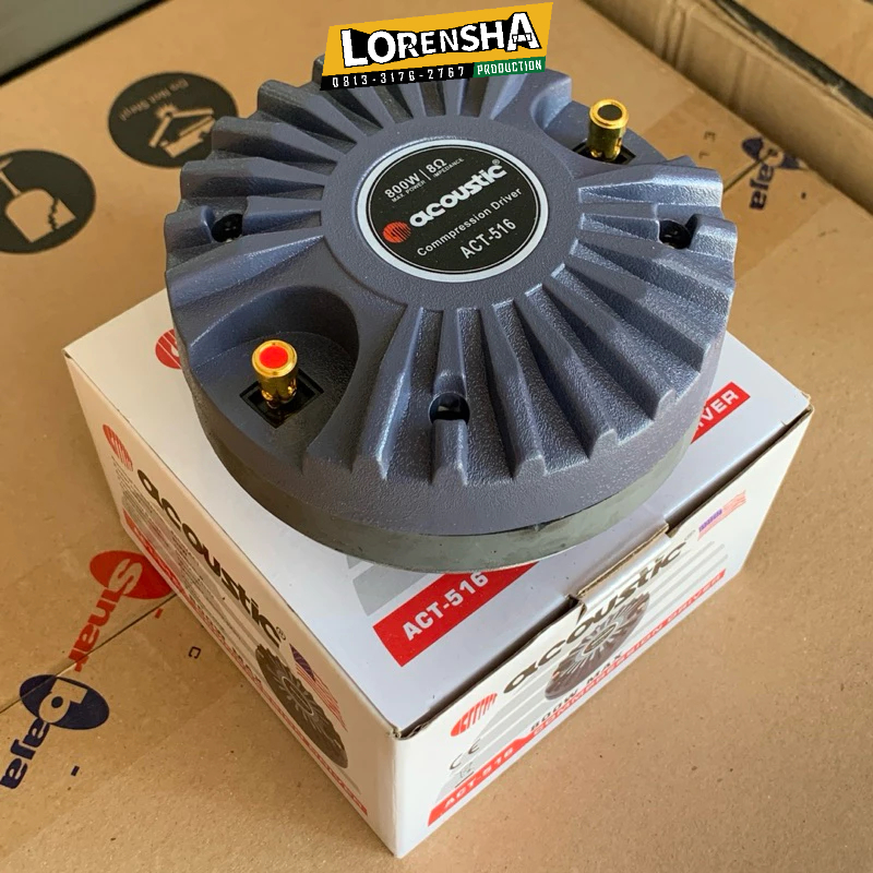 Driver Tweeter Acoustic PA - 516 Compression Driver 800 Watt