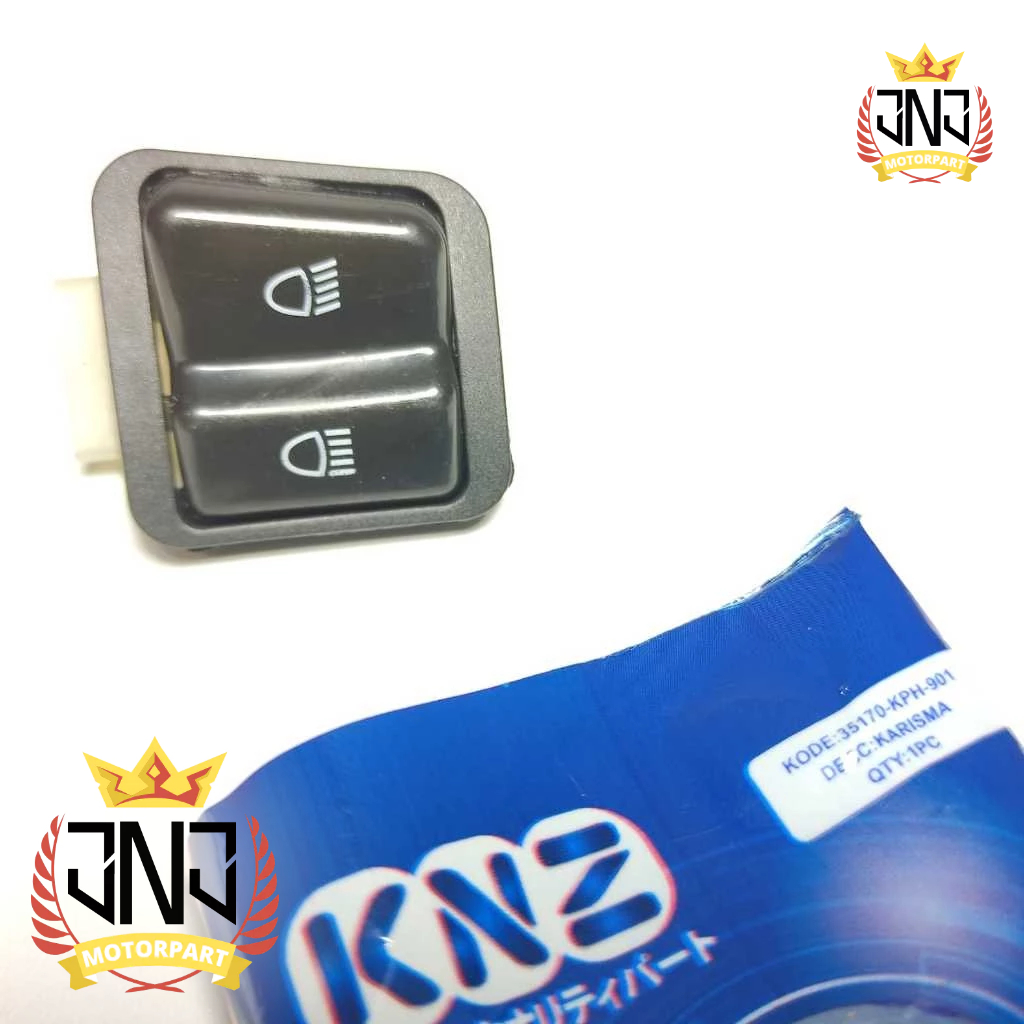 TOMBOL DIM  HONDA KARISMA / SUPRA X 125 OLD KNZ SAKLAR LAMPU JAUH DEKAT PAS BEAM [JNJ]