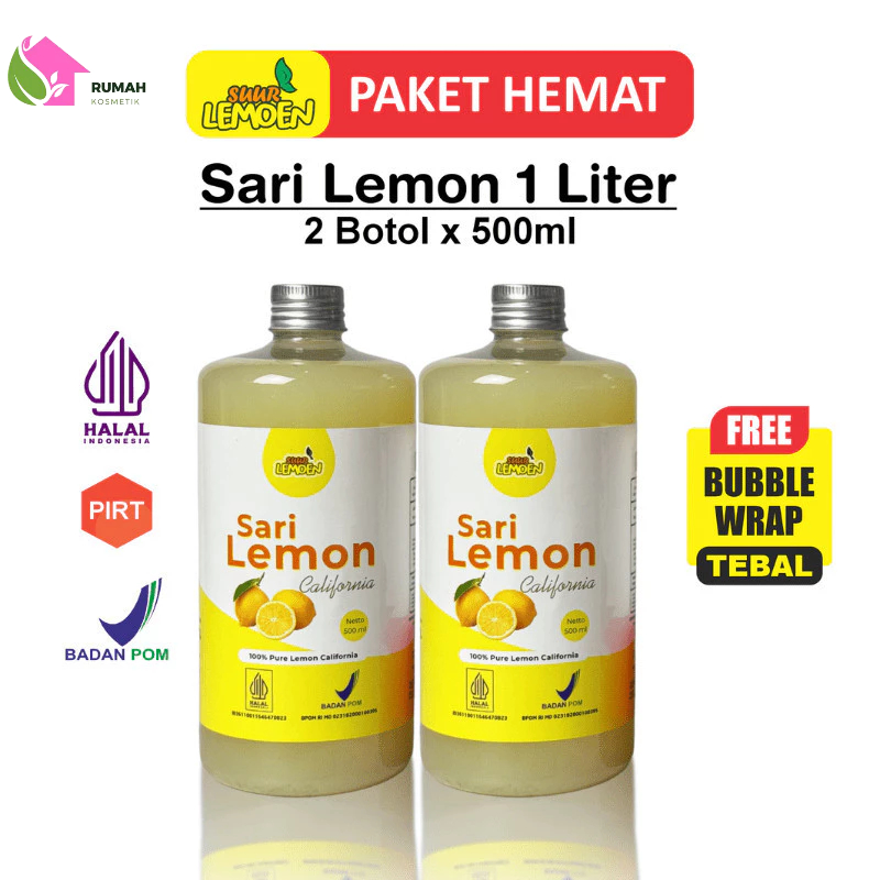 

Suur Lemoen Sari Lemon Murni 1 Liter Dan 250mlx2 - Fresh Air Lemon Alami Untuk Diet Detox - Halal dan BPOM (By Suur Lemoen) - RKM