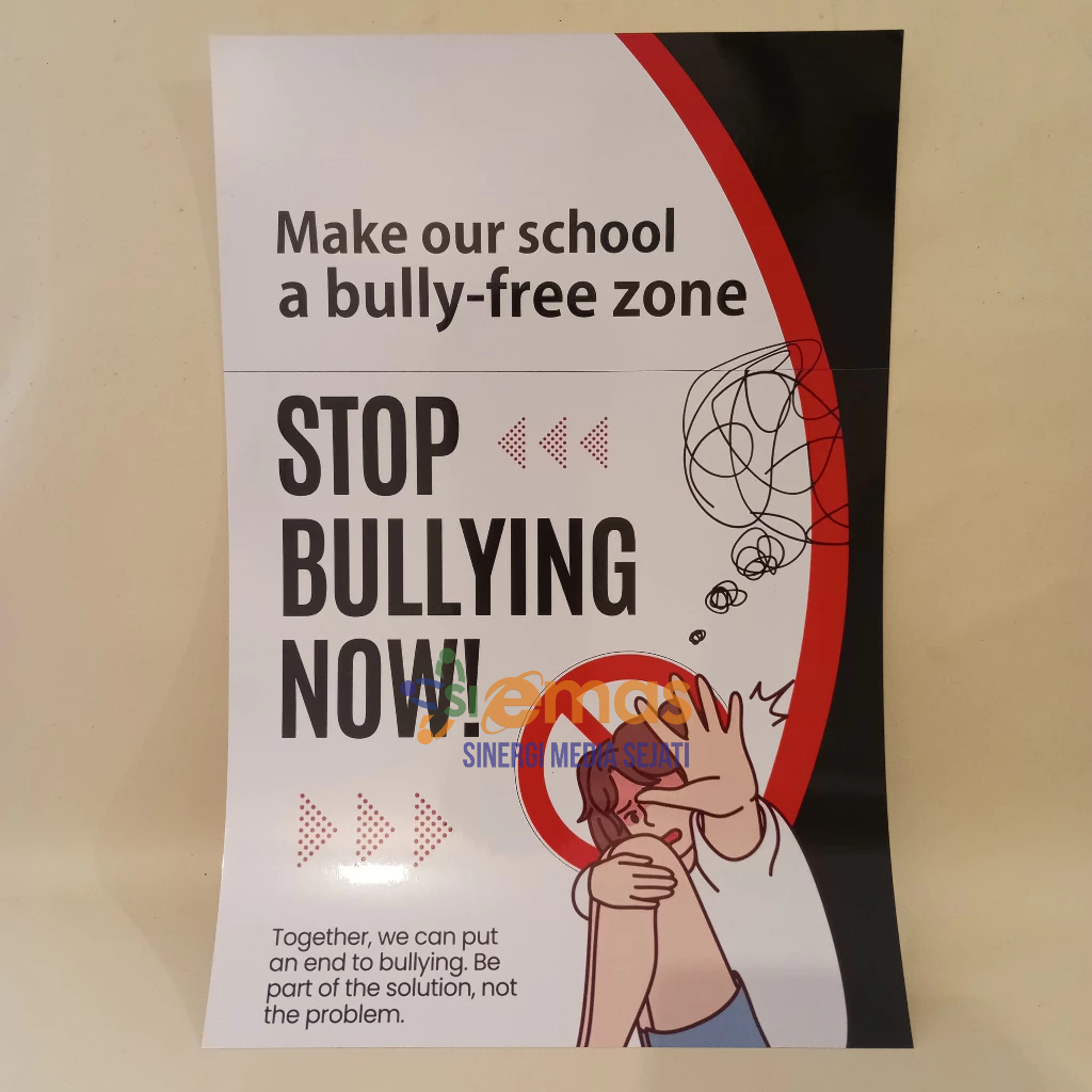Poster Stop Bullying Now | Poster Stop Bullying di Sekolah