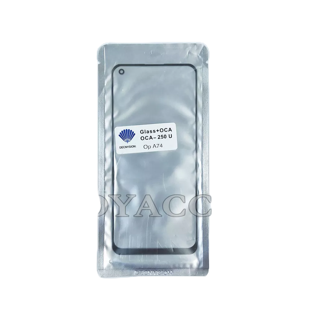 KACA LCD OPPO A74 PLUS LEM OCA KACA LCD HP