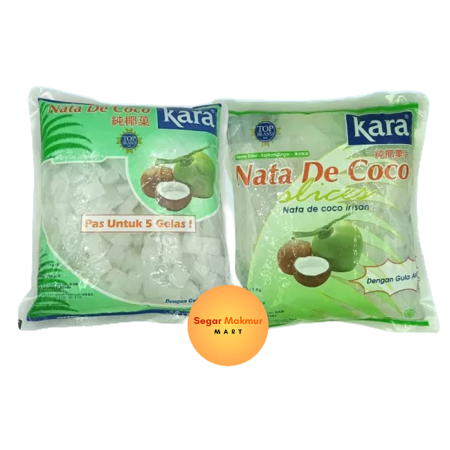 

(SMM) Nata De Coco Kara 1KG Bentuk Kotak