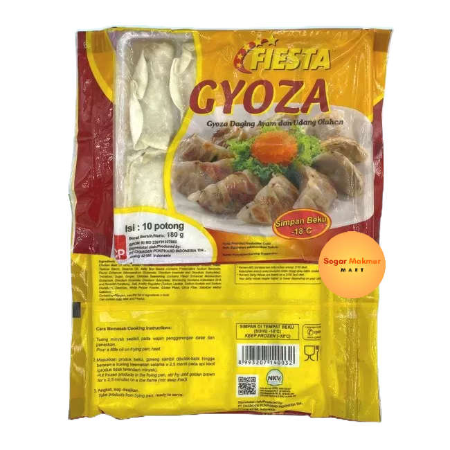 

(SMM) Fiesta Gyoza 180GR 10PC Dumpling