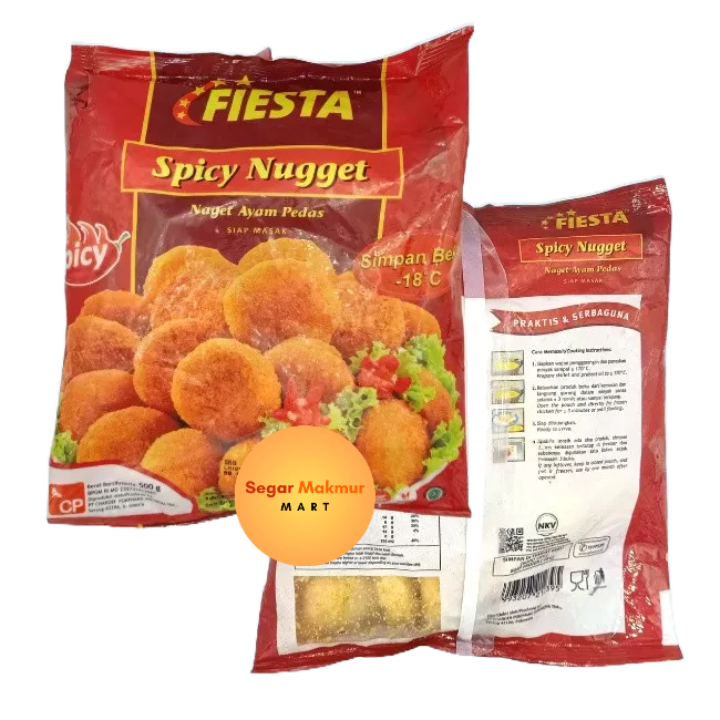 

(SMM) Fiesta Spicy Chicken Nugget 500GR Nugget Pedas Hot