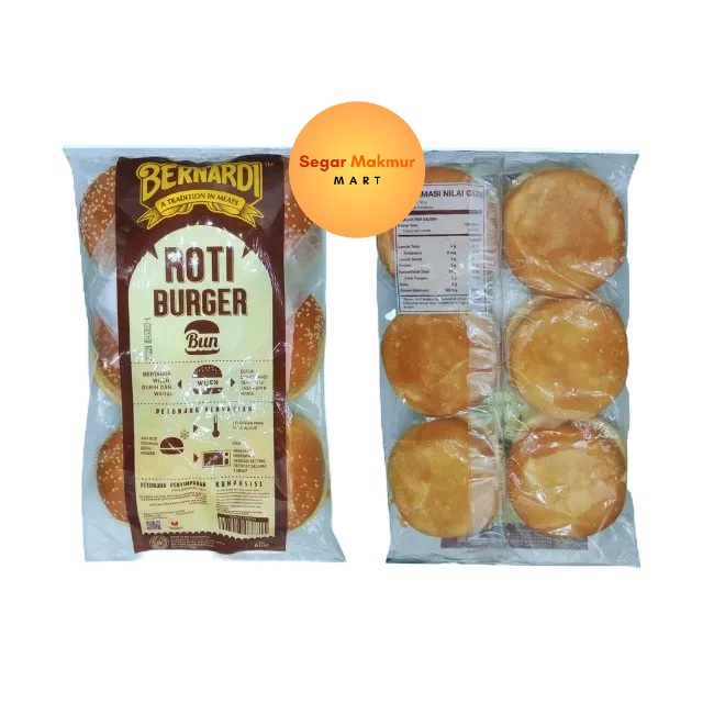 

(SMM) Bernardi Roti Burger Dengan Wijen 6PC Buns