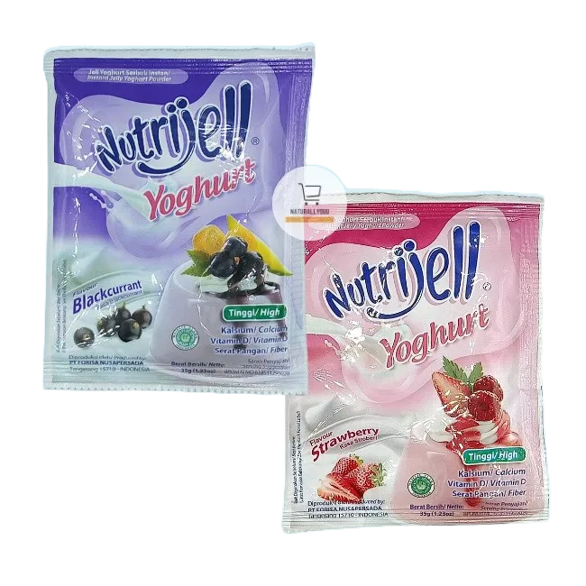 

(SMM) Nutrijell Jelly Yoghurt Powder Aneka Rasa-Bubuk Agar Puding