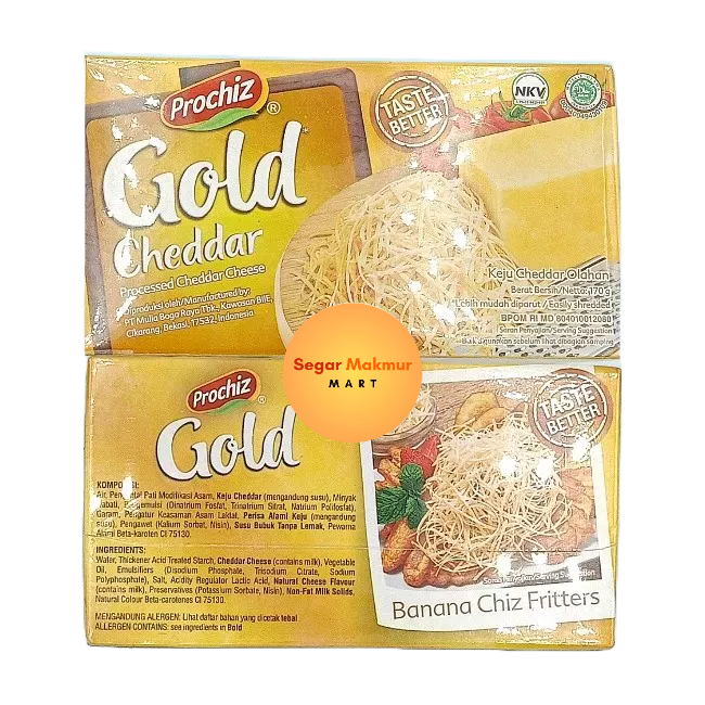 

(SMM) Prochiz Gold Keju Cheddar 170GRAM