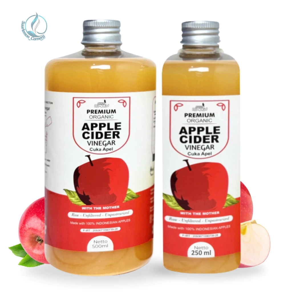 

[500 ML] Cuka Apel Original Untuk Kesehatan - Apple Cider Vinegar Vinega With Mother Paling Ampuh