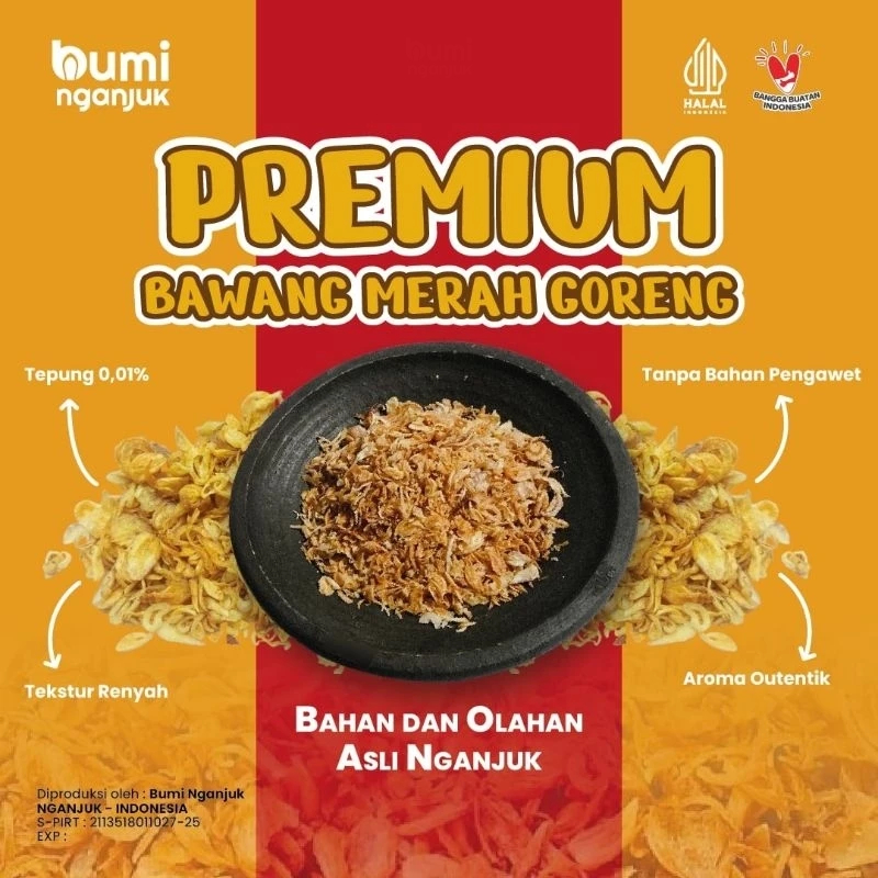 

BAWANG MERAH GORENG PREMIUM ASLI NGANJUK 100 gram/160 gram/250 gram