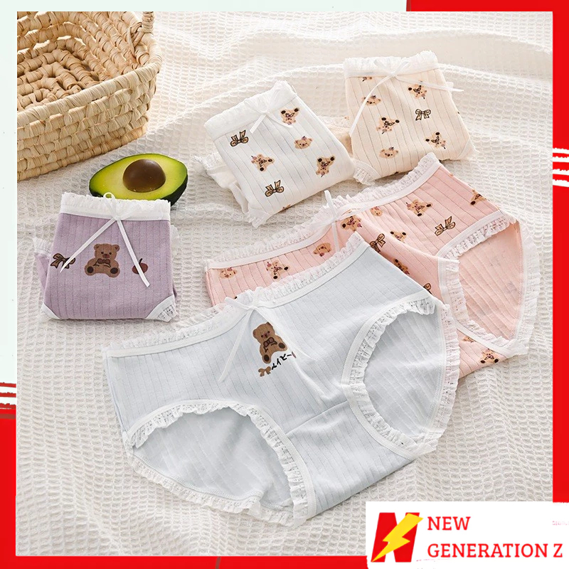 Celana Dalam Wanita Segitiga 7039 Motif Kartun Bahan Adem Celana Dalam Karakter Kartun Lucu Cd Wanit