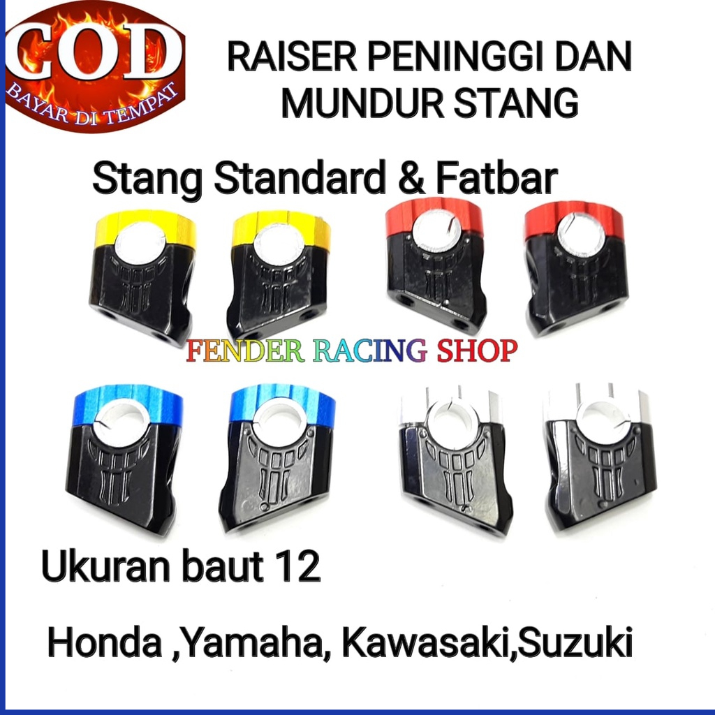 Raiser Mundur Raiser Stang Mundur Cnc Raiser Stang Motor Mundur Stang Fatbar Dan Biasa
