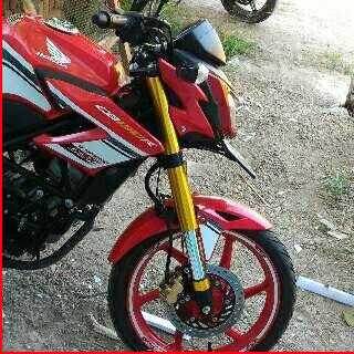 Cover Shock Usd Cb150R Lama Up Side Down