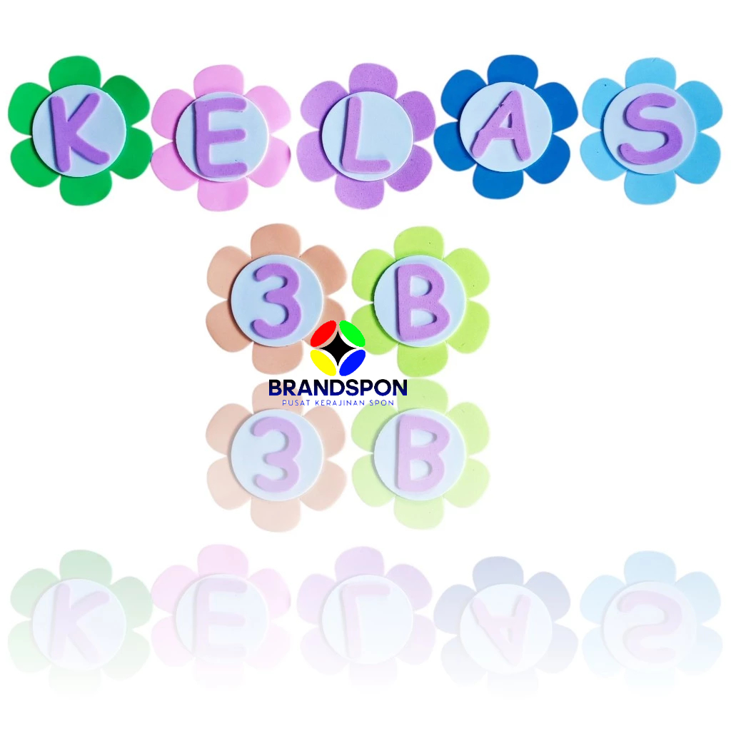 Custom Nama Hiasan Dinding (1 Huruf) Dekorasi Sekolah/ Huruf / Pintu Kelas / Ulang Tahun