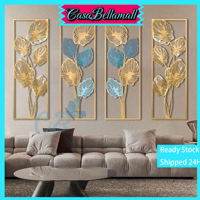 HOT DEALS TERMURAH-CODWALL DECOR HIASAN NORDIC DINDING/MURAL TANAMAN BESI/GAYA MINIMALIS MODERN