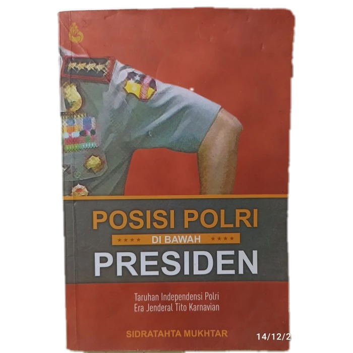 buku posisi polri dibawah presiden 160 hal 2017