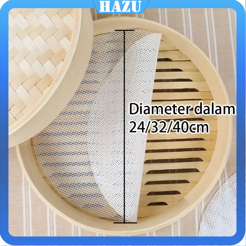 24/32/40cm Alas kukusan Silikon Anti Lengket /Tatakan kukusan bahan Silikon /Alas kukusan kue basah 