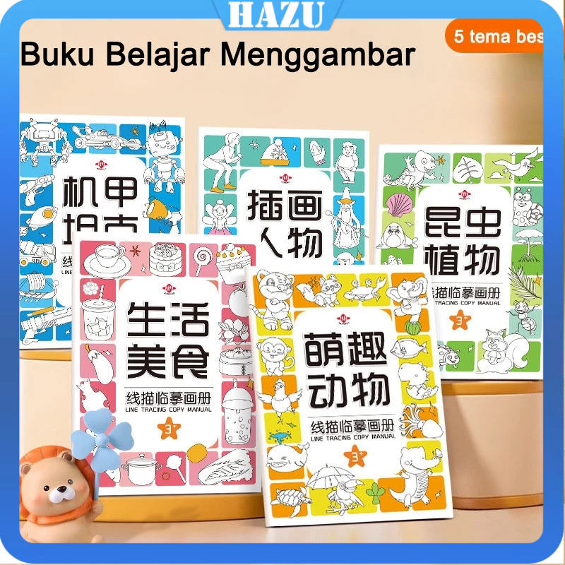 

Buku Belajar Menggambar Mewarnai Anak Drawing Coloring Book Activity Book Buku Edukasi