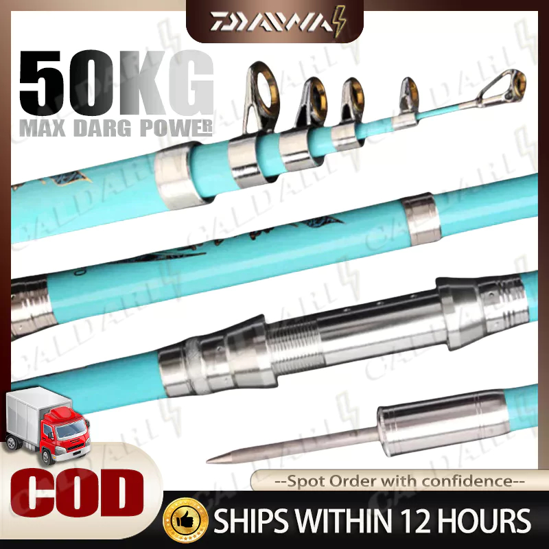 Joran Tegek kolong FIBER COMPOSITE CARBON 2.1-3.6Meter/ Joran Pancing Murah Kuat Teleskopik/ Tongkat