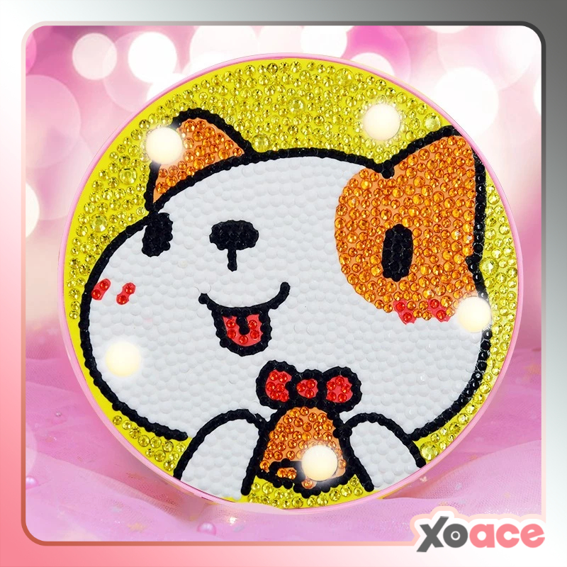 

DIY 5D Diamond Painting LED Lukisan Shio dengan Frame Lampu