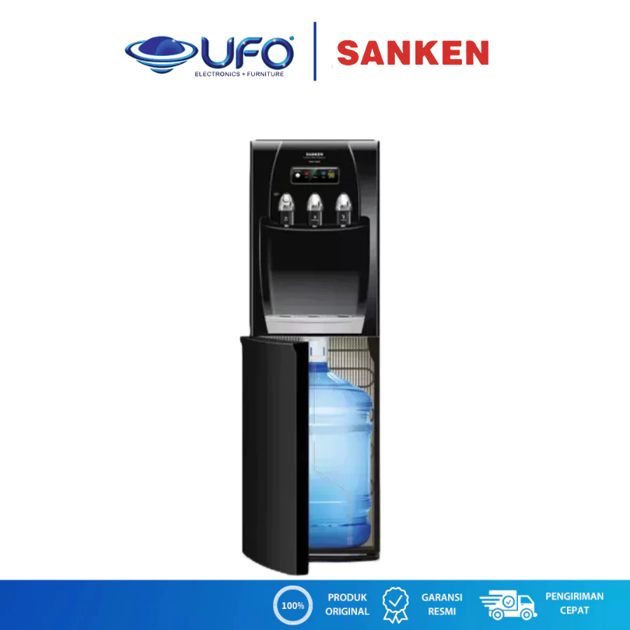 Sanken HWDC500E Dispenser galon bawah | HWD-C500E | water dispenser