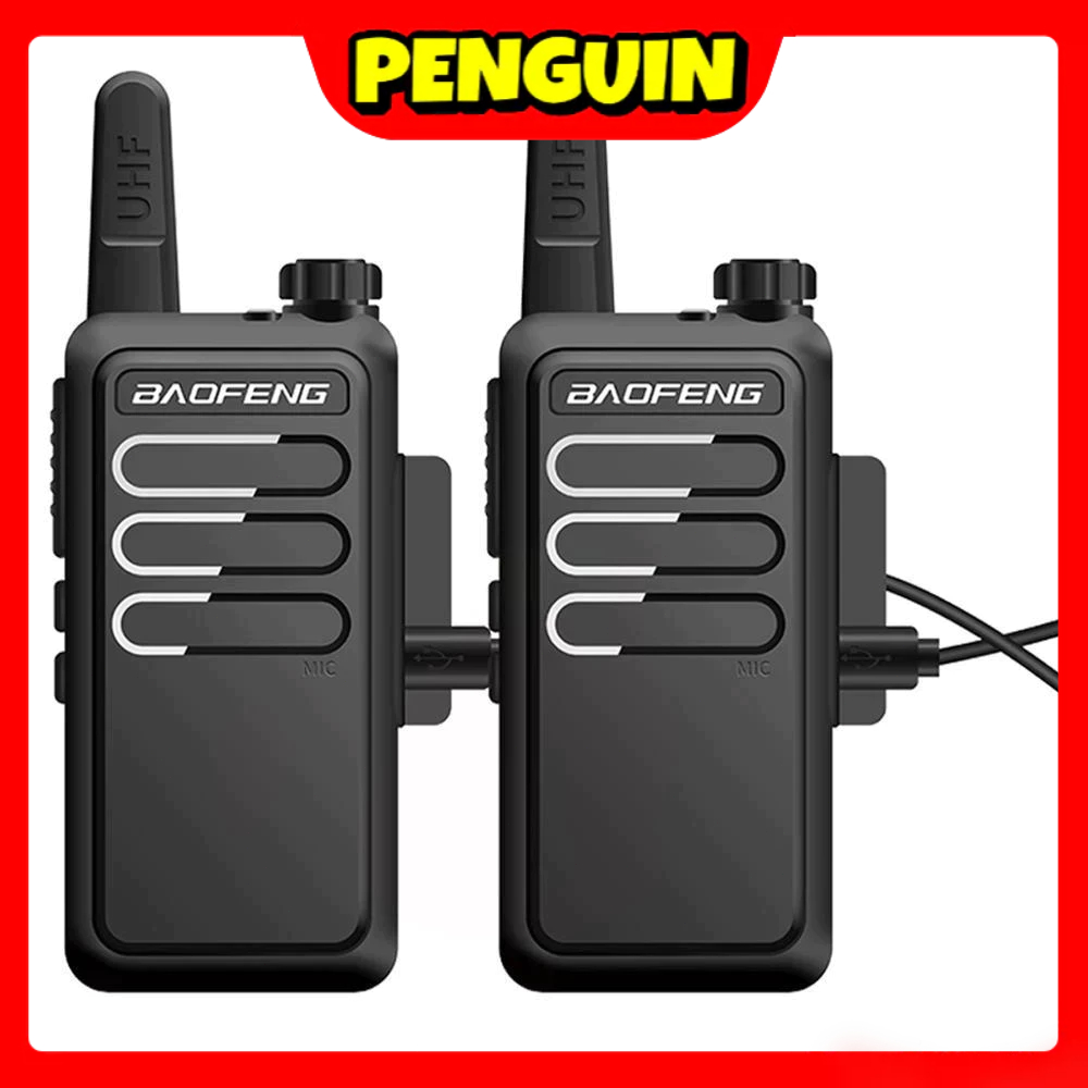 Ditalenibh - R5 Walkie Talkie Jarak Jauh 10KM HT WLAN UHF 1/2 Unit Handy Talky Waterproof