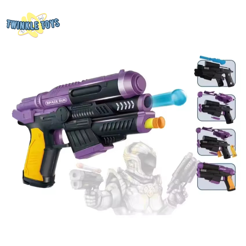 Mainan Pistol 2 IN 1 Paintball Dengan Peluru Lembut Mainan Pistol Gun Untuk Anak
