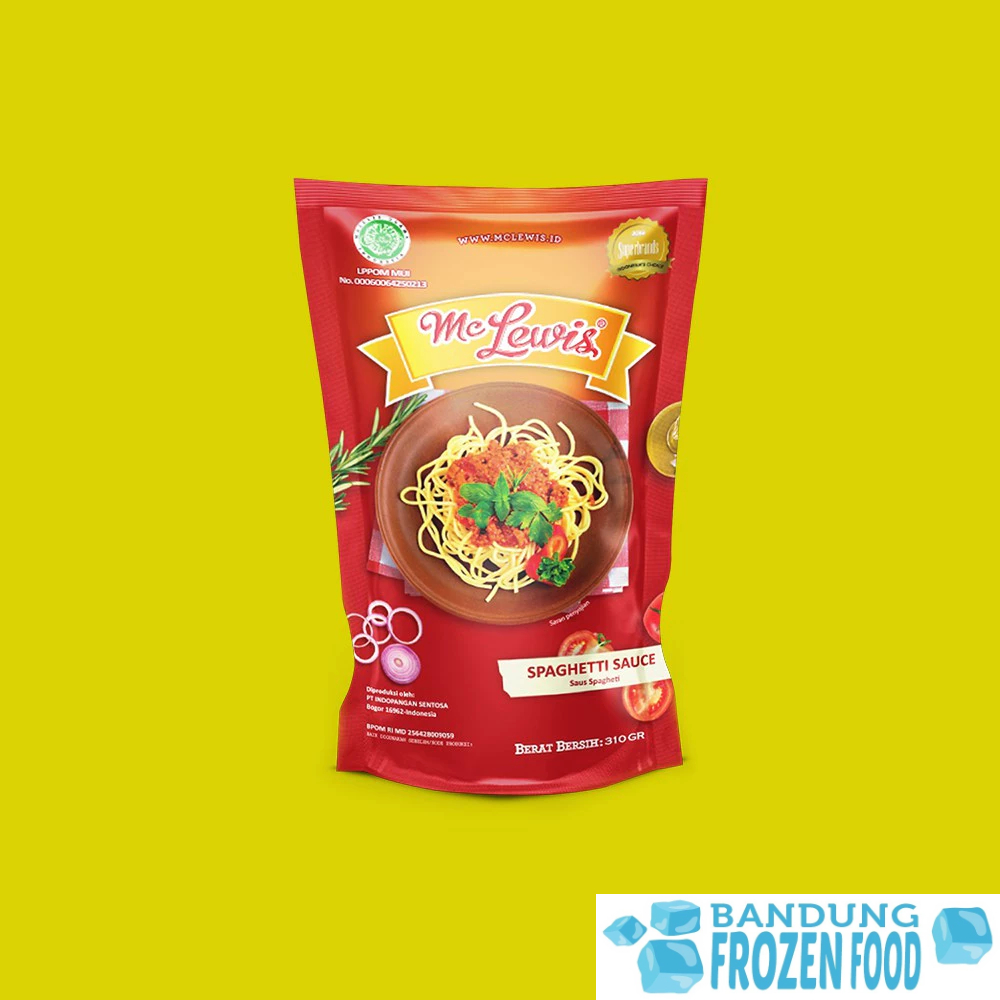 

MC LEWIS SPAGHETTI SAUCE 310 GR