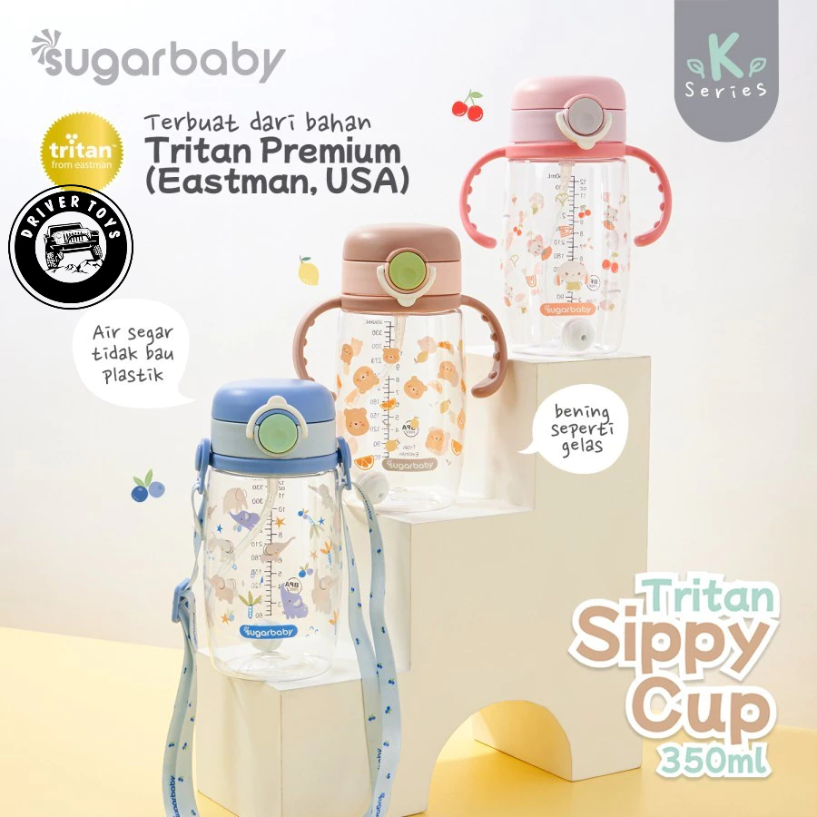 SUGAR BABY TRITAN SIPPY CUP K SERIES 350ml - TSCK350