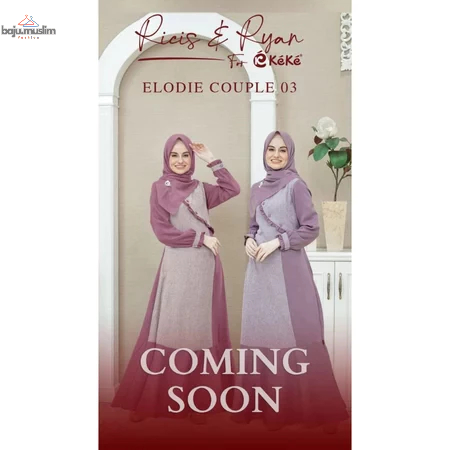 KEKE | Gamis Wanita Dewasa CPL CP Elodie Couple 03 by Keke | Daily Dress Muslimah