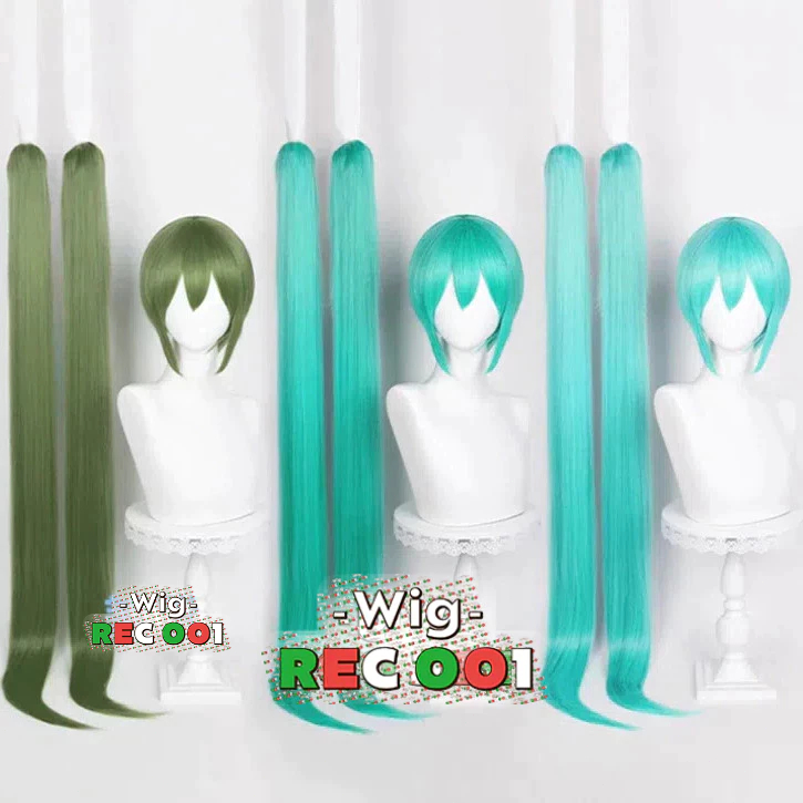 77 M- Wig Hatsune Miku Cosplay Hatsune Miku Orang Dewasa/Anak-Anak Dapat Menggunakannya