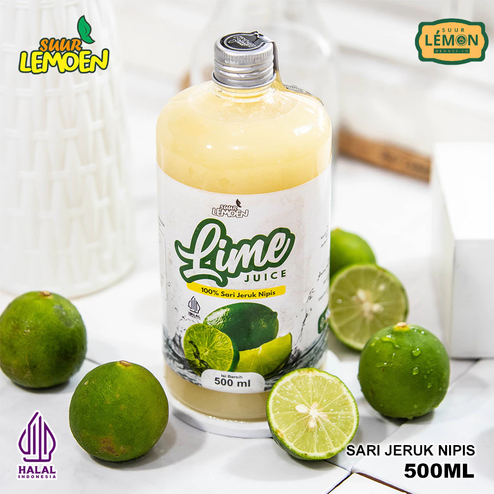 

Suur Lemoen - Sari Jeruk Nipis Murni / Pure Lime Juice 500ml