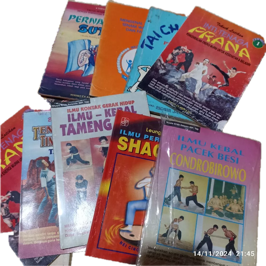 buku tenaga dalam kesaktian kesehatan kungfu silat