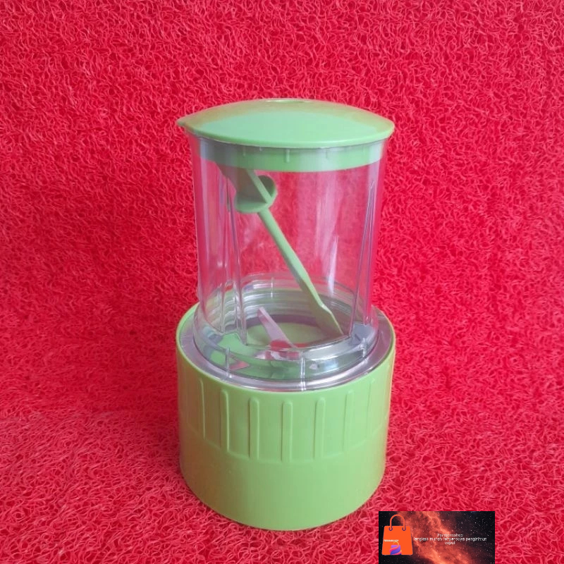 Chopper bumbu basah blender miyako baru gear plastik warna hijau