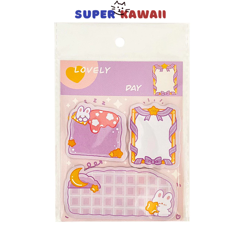 

SuperKawaii - [SK169] Sticky notes / sticky note / sticky notes lucu / sticky notes motif kartun / sticky notes 3 in 1 / index / marker page