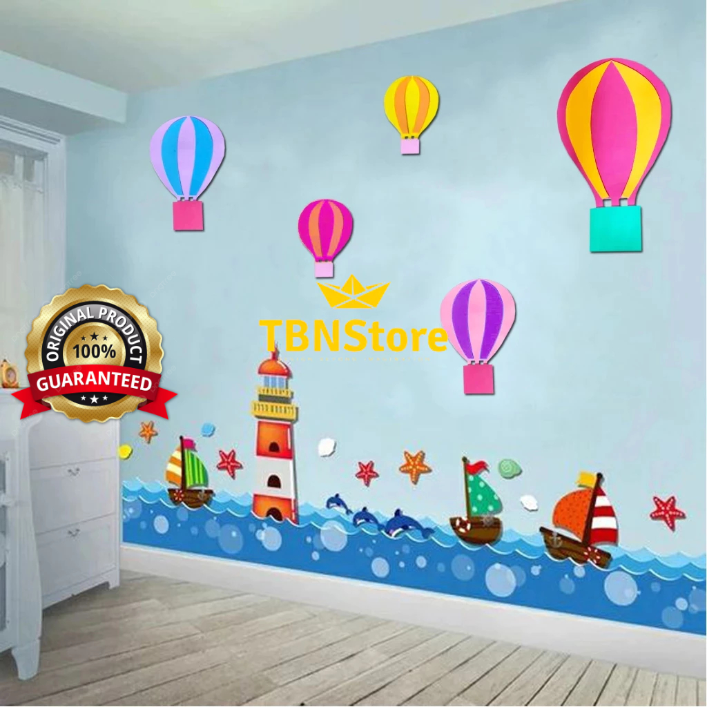 1 Hiasan Dinding BALON UDARA Dekorasi Kelas Kamar Pojok Baca PAUD TK SD SMP