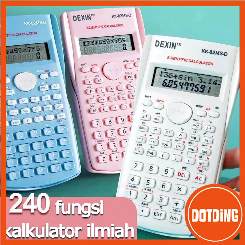 

[COD] Reseller Welcome - Kalkulator Ilmiah 240 Fungsi / Kalkulator Scientific / Kalkulator Sains / Kalkulator SinCosTan