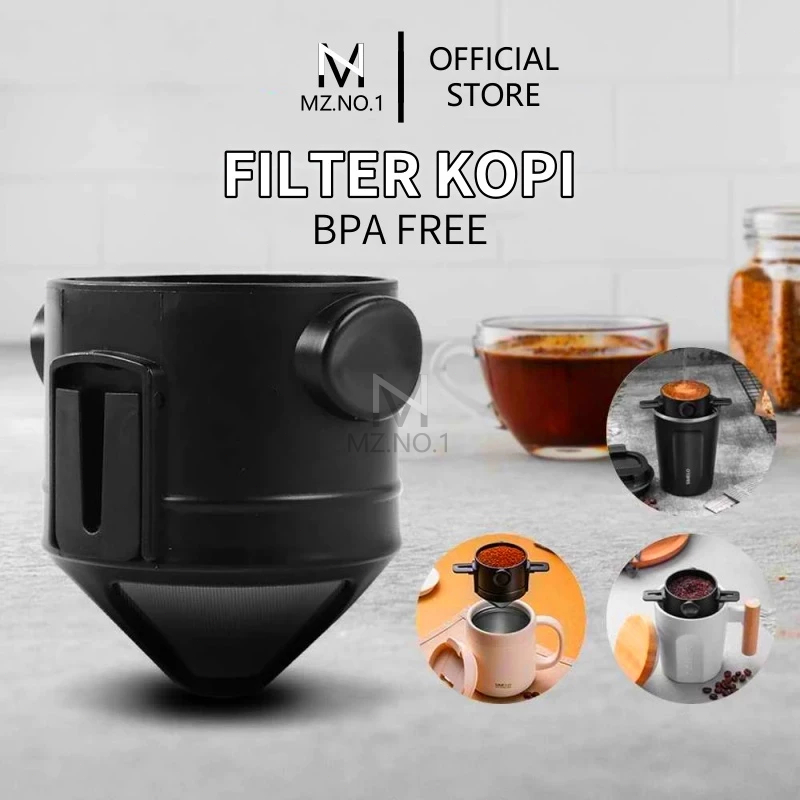 COD - Portable Coffee Filter / Coffee Drip V60 Dripper Coffee Filter Coffee Dripper  Penyaring Kopi 