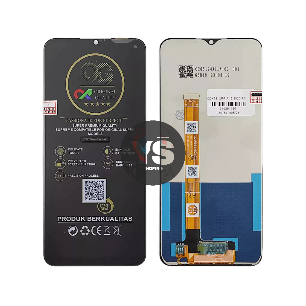 OPPO A15  A15S OG ORI SUPER LCD FULLSET TOUCHSCREEN