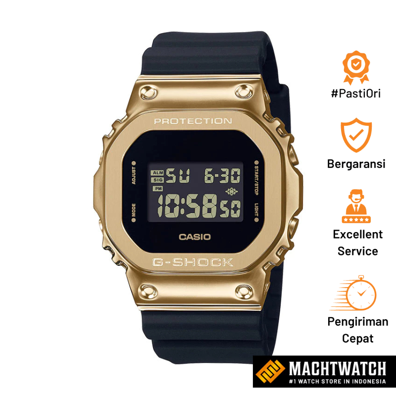 [PAYDAY] Jam Tangan Pria Casio G-Shock GM-5600G-9DR GM-5600G GM5600G Digital Dial Black Resin Strap