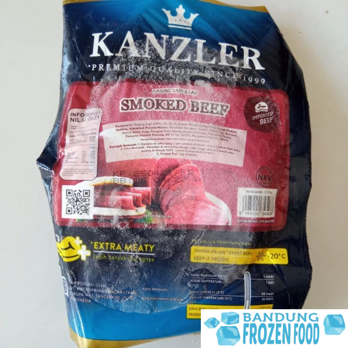

KANZLER SMOKED BEEF 250 GR (DAGING SAPI ASAP)
